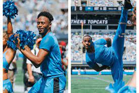 Tre' Booker and Chris Crawford are Panthers' first male cheerleaders -  Outsports