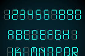 Download 1,200+ royalty free alarm clock font vector images. Digital Font Alarm Clock Letters And Numbers Vector Alphabet By Microvector Thehungryjpeg Com