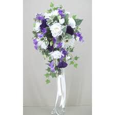 Our ivory artificial wedding flowers are highly realistic and stunning quality with a wide range of designs for all uk brides. Silk Rose And Gerbera Wedding Bouquet Lavender Artificial Wedding Bouquets