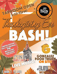 Eat out for thanksgiving dinner in and around braintree, ma. Thanksgiving Eve Bash At Troy City Brewing Mass Brew Bros