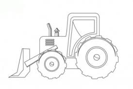 Ein winziger traktor für einfache arbeiten. Malvorlage Trecker Frontlader Coloring And Malvorlagan
