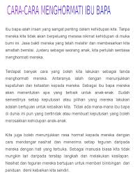 Tanpa usaha dan pengorbanan guru tidak mungkin pelajar mencapai kejayaan yang cemerlang lantaran itu. Cara Cara Menghormati Ibu Bapa