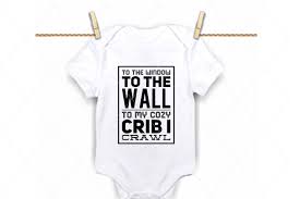 Download Funny Baby Onesie Newborn Baby Shower Baby Crib Cut File 259050 Svgs Design Bundles