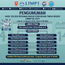 Pembayaran sbmptn 2018 di bank mandiri. Ini 12 Laman Mirror Yang Umumkan Hasil Sbmptn 2020