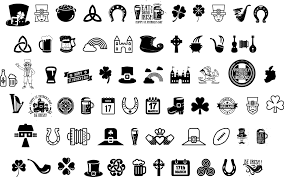 Why are shamrocks a symbol of this day? St Patrick S Day Icons Saint Free Vector Graphic On Pixabay