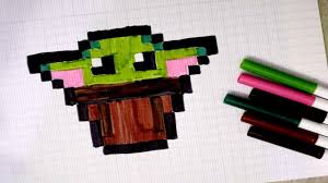 This is a simple online pixel art editor to help you make pixel art easily. Baby Yoda En Pixel Art Youtube