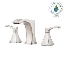 Not sure what faucet to choose? Pfister Venturi 8 In Widespread 2 Handle Bathroom Faucet In Spot Defense Brushed Nickel Lf 049 Vngs The Home Depot