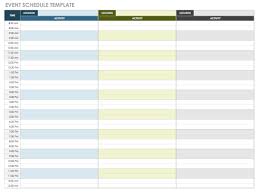 Management Plans Event Plan Template Excel Free Planning