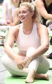 The yoga kids are multicultural from seven countries. Iskra Lawrence Poses For Fourth Of July Themed Photoshoot Express Digest