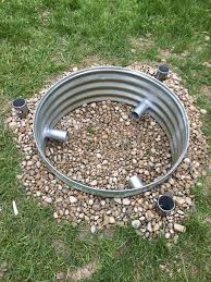 Dig Hole Deep Enough To Accommodate Fire Pit Ring Depth And Three Additional Inches For Stone Gravel Base Promoting Fire Pit Ring Fire Pit Cabins In The Woods