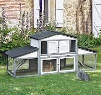 [Hot Item] Le tout dans un grand lapin en bois de Luxe Chambre clapier avec  Outdoor exécuter pour animal