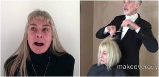 The makeover guy and mom recreate hollywood hairstyles. Woman Fixes Her Self Cut Hair With Epic Makeover