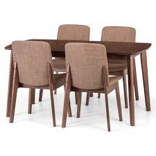 Have a dining room in your home which spells luxury. Dining Set Kensington Dining Table 4 Chairs In Walnut Ken204