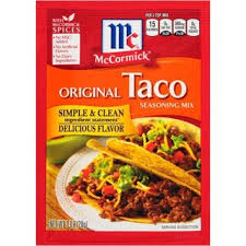 Stir the spices together for at least 1 minute to make certain your spice blend is well combined. Mccormick Original Taco Seasoning Mix 28 G Usa Drinks Ihr Onli 2 25