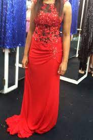 Red Prom Dress Harwin Houston Black And Red Dress Evening Gown Red Dress Red Prom Dress Evening Gowns