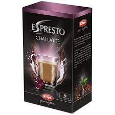 Spice flavoured tea beverage powder with milk powder and sugar. Chai Latte Capsules By Espresto K Fee Online Shop