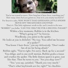 Everyone Knows Boyfriends Are For Crushing Spiders Duh Peter Pan Imagines Peter Pan Ouat Robbie Kay Peter Pan