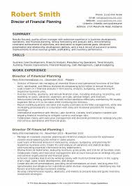 You need white space or your resume will look like a stock ticker. Director Of Financial Planning Resume Samples Qwikresume