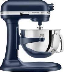 Kitchenaid Pro 5 Plus 5 Quart Bowl Lift Stand Mixer Ink Blue Kv25g0xib Best Buy Kitchen Aid Kitchen Aid Mixer Kitchenaid Professional