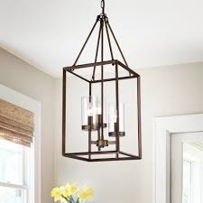 Shop Jerling 3 Light Antique Bronze Candle Style Cage Pendant On Sale Overstock 19512195