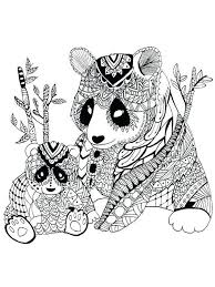 Panda is one of the most easily recognizable animals in the world because of their contrasting black and white fur colors. Panda Coloring Pages For Preschool Panda Is A China National Treasure Its Distinct Black Animal Coloring Pages Unicorn Coloring Pages Mandala Coloring Pages