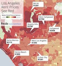 We are both real people living in l. The Los Angeles Rental Price Heatmap Is Almost All Red Los Angeles Los Angeles Living Los Angeles California Apartments