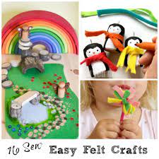 No Sew Easy Felt Crafts Messy Little Monster