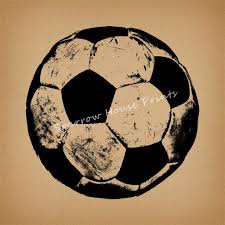 Soccer Ball Art Vintage Print Sports Home Decor Antique Soccer Print With Antique Aged Paper Style Background No 2 Sports Wall Art Soccer Ball Vintage Wall Art