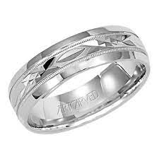 Men S Wedding Band With Engraved Milgrain Detailed Inlay In 6mm Width Style Fondes Shop Engagement Rings Mens Wedding Bands Vintage Inspired Engagement Rings