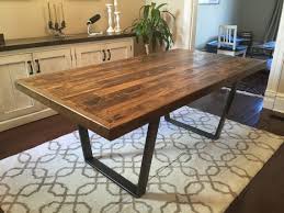Dining table, reclaimed wood parsons kitchen table. Reclaimed Wood Kitchen Dining Table Reclaimed Pallet Wood Trapezoid Legs Rustic Steel Legs Cu Pallet Wood Coffee Table Dining Table Reclaimed Wood Kitchen