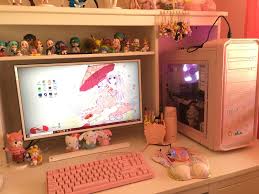 Kawaii Pink Pc Setup Novocom Top