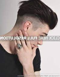 Mens Haircut Shaved Sides Long Top Pria