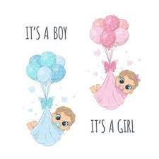 Baby Boy And Girl Shower Clipart Png Eps Jpeg Baby Shower Party Children Clip Art Unicorn Baby Shower Baby Girl Clipart Baby Clip Art