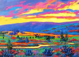 Fauvism Landscape Paintings Acrylic Colorful Landscape Paintings Fauvism Art