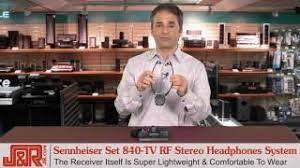 Sennheiser Set 840 Tv Rf Stereo Tv Listening Headphones System Youtube