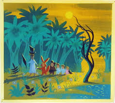 Mary Blair Design For Peter Pan Disney Concept Art Happy Paintings Mary Blair Art