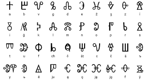 Discovered in 1907 by sir aurel stein. Glagolitic Alphabet Cerca Con Google Alphabet Code Alphabet Writing Systems