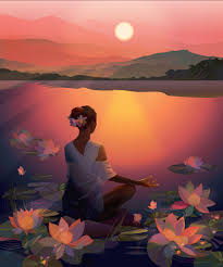 Dos On Behance Meditation Art Illustration Art Drawing Dreamy Art