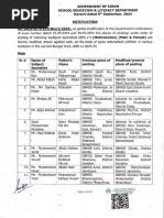 Modification of Posting Orders of Subject Specialist (Maths) Male and  Female Issued in Respect of MR Muhammad Bux So Soofi Khair Muhammad and 48  Others