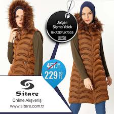Dalgali Sisme Yelek Model Winter Jackets Fashion