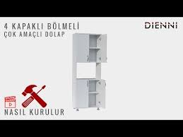 Dekorister diva 4 kapaklı 2 çekmeceli gardrop kurulumu nasıl yapılır? 4 Kapakli Bolmeli Cok Amacli Dolap Kurulum Videosu