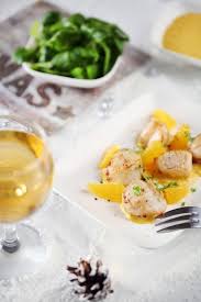 Noix De Saint Jacques A L Orange Sauce Safran Et Cognac Chefnini Recette Noix De Saint Jacques Saint Jacques Alimentation