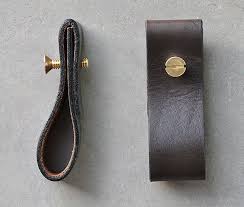 Leather Furniture Pull Diy Tutorial Diy Leather Furniture Diy Leather Drawer Pulls Leather Diy