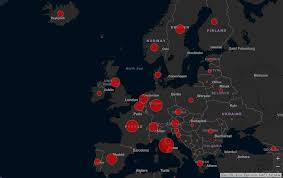 Karta europe prikazuje sve zemlje na europskom kontinentu, a u njih se ubrajaju na poleđini se nalazi geopolitička karta evrope, brojne tematske karte sa mnoštvom praktičnih informacija o državama. Uzivo Interaktivna Mapa Kako Se Koronavirus Siri U Evropi I U Svetu Nedeljnik