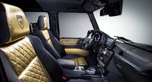 Custom Gold Black Interior Mercedes Benz G Class 2015 Mercedes G Mercedes G Class Benz G