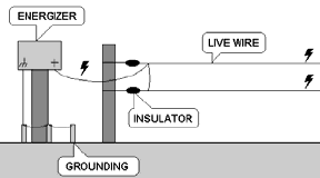 How does an electric fence work? Current Flow Path In A Fence Circuit At The Cattle Touch Moment And Download Scientific Diagram
