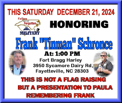 Join us tomorrow for a Community leader, Veteran and a great family man.  The things he has done to support this community and those we have losses  surpass many others. Let's stand