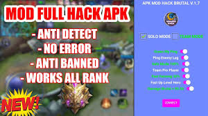 Mods apk usually allow players to unlock all levels, create new units made by fans or add resources in some offline games. Mod Full Hack Apk Rank Booster Mobile Legends Sony Digital Youtube
