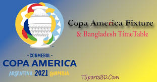 On june 11, 2021, the tournament will be held. Copa America 2021 Match Fixture Schedule Bangladesh Time