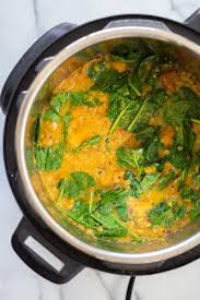 Instant Pot Red Lentil Butternut Squash Curry This Warming Lentil Butternut Or Pumpkin Curry Is Butternut Squash Curry Curry Recipes Vegan Instant Pot Recipes